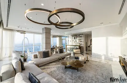 Penthouse - 5 Bedrooms - 5 Bathrooms for sale in Al Bateen Residences - Jumeirah Beach Residence - Dubai