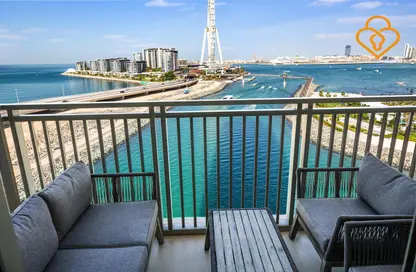 Balcony image for: Apartment - 2 Bedrooms - 2 Bathrooms for rent in 5242 - Dubai Marina - Dubai, Image 1