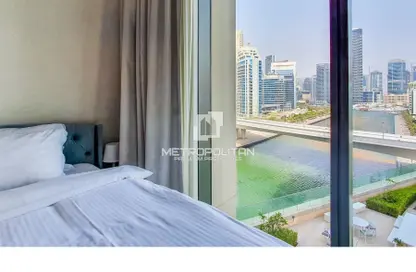 شقة - غرفة نوم - 1 حمام للايجار في 5242 تاور 2 - 5242 - دبي مارينا - دبي