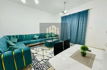 Living Room image for: Apartment - 2 Bedrooms - 2 Bathrooms for rent in City Tower - Al Nuaimiya - Ajman, Image 1
