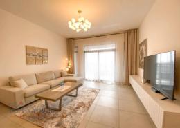 Living Room image for: Apartment - 1 bedroom - 1 bathroom for rent in Rahaal 1 - Madinat Jumeirah Living - Umm Suqeim - Dubai, Image 1