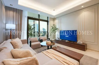 شقة - غرفة نوم - 2 حمامات للايجار في برج النبلاء - الخليج التجاري - دبي شقة - غرفة نوم - 2 حمامات للايجار في برج النبلاء - الخليج التجاري - دبي