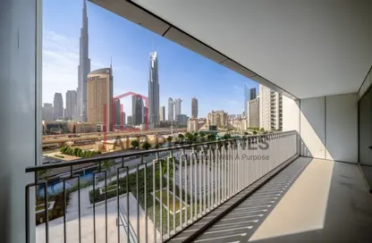 Balcony image for: Apartment - 3 Bedrooms - 4 Bathrooms for sale in Downtown Views II Tower 3 - Downtown Views II - Downtown Dubai - Dubai, Image 1
