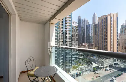 Apartment - Studio - 1 Bathroom for rent in Marina Diamond 3 - Marina Diamonds - Dubai Marina - Dubai
