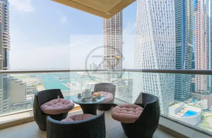 Apartment - 2 Bedrooms - 2 Bathrooms for rent in Iris Blue - Dubai Marina - Dubai
