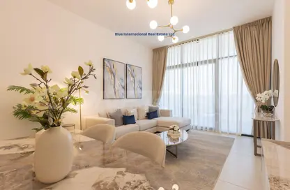 Living Room image for: Apartment - 2 Bedrooms - 3 Bathrooms for sale in Confident Lancaster - Liwan - Dubai Land - Dubai, Image 1