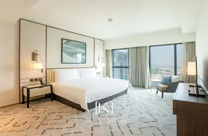 Room / Bedroom image for: Apartment - 3 Bedrooms - 4 Bathrooms for rent in Address Harbour Point Tower 2 - Address Harbour Point - Dubai Creek Harbour (The Lagoons) - Dubai, Image 1