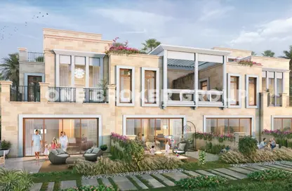 Outdoor House image for: Villa - 4 Bedrooms - 3 Bathrooms for sale in Malta - Damac Lagoons - Dubai, Image 1