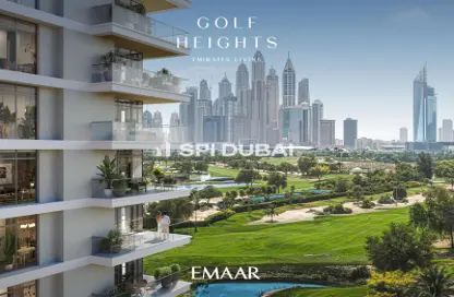 Outdoor Building image for: Apartment - 3 Bedrooms - 4 Bathrooms for sale in Golf Heights - Emirates Hills 2 - Dubai, Image 1