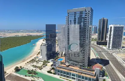 Apartment - 2 Bedrooms - 4 Bathrooms for rent in Beach Towers - Shams Abu Dhabi - Al Reem Island - Abu Dhabi