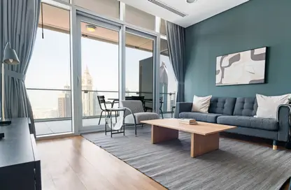 شقة - غرفة نوم - 2 حمامات للايجار في برج ضمان - مركز دبي المالي العالمي - دبي