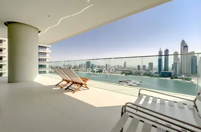Terrace image for: Apartment - 3 Bedrooms - 3 Bathrooms for sale in Sunrise Bay - EMAAR Beachfront - Dubai Harbour - Dubai, Image 1
