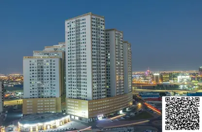 Apartment - 1 Bedroom - 2 Bathrooms for sale in Tower A1 - Ajman Pearl Towers - Ajman Downtown - Ajman