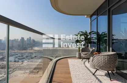 Apartment - 3 Bedrooms - 4 Bathrooms for sale in Marina Vista - EMAAR Beachfront - Dubai Harbour - Dubai