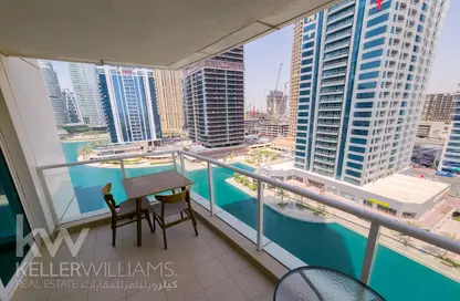 شقة - 1 حمام للايجار في برج لاجونا - (JLT) مجمع A - أبراج بحيرة الجميرا - دبي