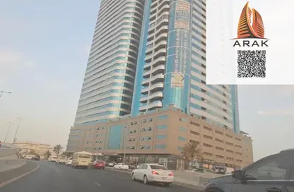 شقة - 2 غرف نوم - 2 حمامات للايجار في برج كونكر - شارع الشيخ مكتوم بن راشد - عجمان