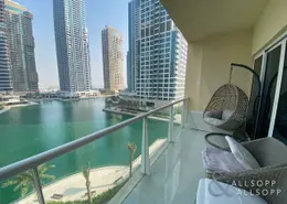 Balcony image for: Apartment - 2 Bedrooms - 3 Bathrooms for sale in Lake View Tower - Lake Almas West - Jumeirah Lake Towers - Dubai, Image 1