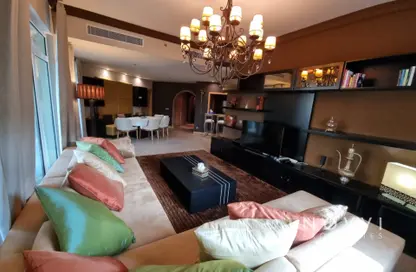 Apartment - 3 Bedrooms - 4 Bathrooms for rent in Al Shahla - Shoreline Apartments - Palm Jumeirah - Dubai