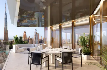 Terrace image for: Apartment - 5 Bedrooms - 6 Bathrooms for sale in Baccarat Hotel and Residences - Burj Khalifa Area - Downtown Dubai - Dubai, Image 1