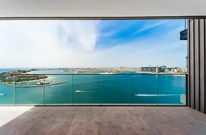 Pool image for: Apartment - 3 Bedrooms - 4 Bathrooms for sale in Beach Isle - EMAAR Beachfront - Dubai Harbour - Dubai, Image 1