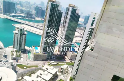 Apartment - 1 Bedroom - 2 Bathrooms for rent in Marina Blue Tower - Marina Square - Al Reem Island - Abu Dhabi