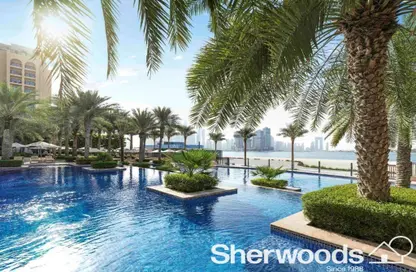 Apartment - 1 Bedroom - 2 Bathrooms for rent in Golden Mile 4 - Golden Mile - Palm Jumeirah - Dubai