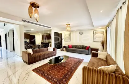 Living Room image for: Townhouse - 3 Bedrooms - 4 Bathrooms for sale in Bermuda - Mina Al Arab - Ras Al Khaimah, Image 1