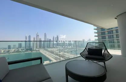 Terrace image for: Apartment - 3 Bedrooms - 4 Bathrooms for rent in Sunrise Bay - EMAAR Beachfront - Dubai Harbour - Dubai, Image 1