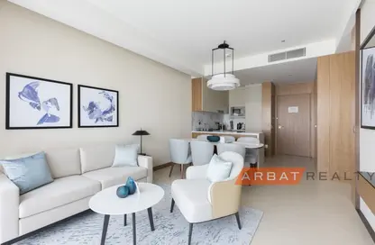 Living / Dining Room image for: Apartment - 2 Bedrooms - 2 Bathrooms for rent in The Address Residences Dubai Opera Tower 1 - The Address Residences Dubai Opera - Downtown Dubai - Dubai, Image 1