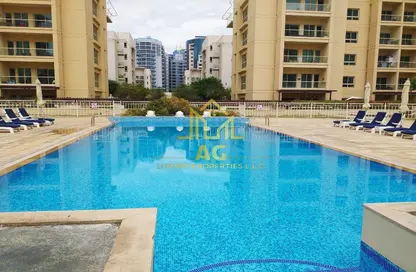 Pool image for: Apartment - 2 Bedrooms - 2 Bathrooms for rent in Al Dhafra 4 - Al Dhafra - Greens - Dubai, Image 1
