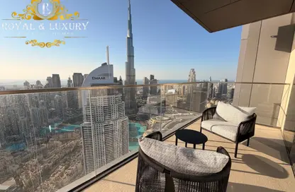 Apartment - 4 Bedrooms - 4 Bathrooms for rent in Boulevard Point - Downtown Dubai - Dubai