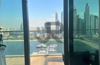 Apartment - 3 Bedrooms - 4 Bathrooms for rent in Marina Vista Tower 2 - Marina Vista - EMAAR Beachfront - Dubai Harbour - Dubai