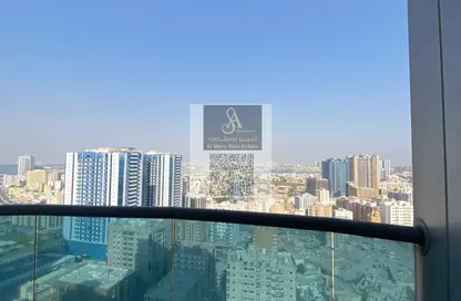 Apartment - 2 Bedrooms - 2 Bathrooms for rent in Ajman Corniche Residences - Ajman Corniche Road - Ajman