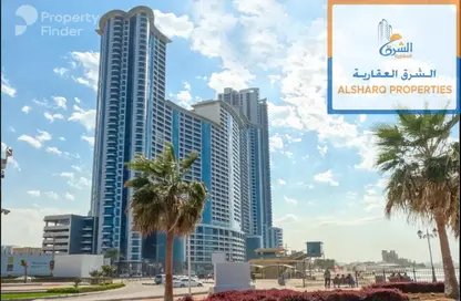Apartment - 2 Bedrooms - 2 Bathrooms for rent in Ajman Corniche Residences - Ajman Corniche Road - Ajman