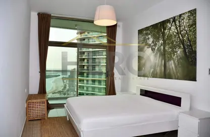 Room / Bedroom image for: Apartment - 1 Bedroom - 2 Bathrooms for sale in Beach Towers - Shams Abu Dhabi - Al Reem Island - Abu Dhabi, Image 1