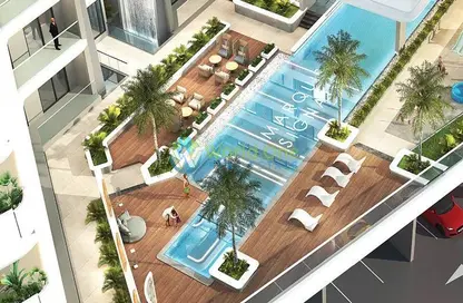 صورة لـ مخطط ثلاثي الأبعاد شقة - 2 غرف نوم - 2 حمامات للايجار في ماركيز سيجنتشر - ارجان - دبي ، صورة رقم 1