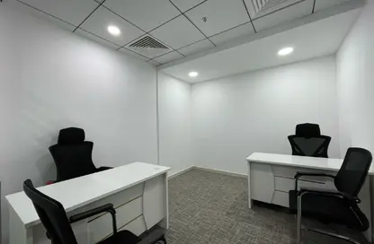Office Space - Studio - 2 Bathrooms for rent in Hanging Garden Tower - Al Danah - Abu Dhabi