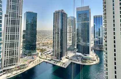 شقة - غرفة نوم - 2 حمامات للايجار في خور الجميرا 1 - (JLT) مجمع X - أبراج بحيرة الجميرا - دبي