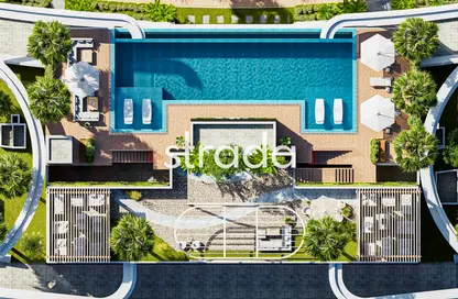 صورة لـ حوض سباحة شقة - غرفة نوم - 2 حمامات للبيع في 48 باركسايد - ارجان - دبي ، صورة رقم 1