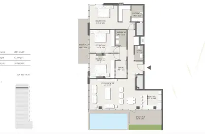 Apartment - 3 Bedrooms - 3 Bathrooms for sale in Sapphire 32 - Jumeirah Village Circle - Dubai