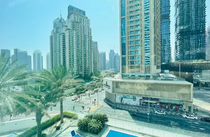 شقة - غرفة نوم - 2 حمامات للايجار في برج ماج 218 - دبي مارينا - دبي