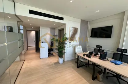 Office Space - Studio - 1 Bathroom for rent in Binghatti Emerald - Jumeirah Village Circle - Dubai