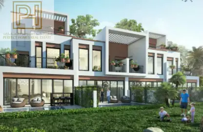 Townhouse - 5 Bedrooms - 6 Bathrooms for sale in Costa Brava 1 - Costa Brava at DAMAC Lagoons - Damac Lagoons - Dubai