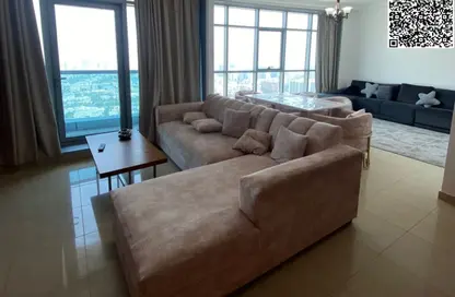 Apartment - 2 Bedrooms - 3 Bathrooms for rent in Corniche Tower - Ajman Corniche Road - Ajman