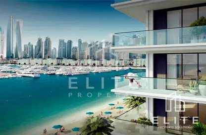 Water View image for: Apartment - 1 Bedroom - 1 Bathroom for sale in Beach Mansion - EMAAR Beachfront - Dubai Harbour - Dubai, Image 1