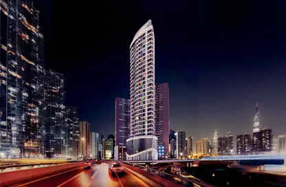 Apartment - 1 Bedroom - 2 Bathrooms for sale in Tower C1 - Ajman Pearl Towers - Ajman Downtown - Ajman