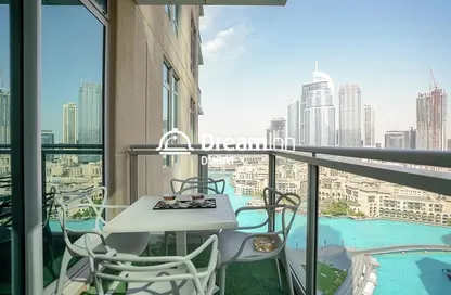 Balcony image for: Apartment - 1 Bedroom - 1 Bathroom for rent in The Residences 1 - The Residences - Downtown Dubai - Dubai, Image 1