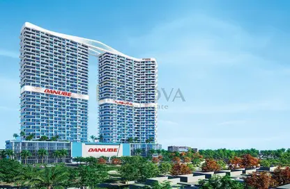 Outdoor Building image for: Apartment - 2 Bedrooms - 2 Bathrooms for sale in Sportz by Danube - Dubai Sports City - Dubai, Image 1