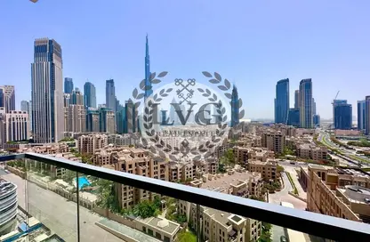 شقة - 2 غرف نوم - 4 حمامات للايجار في بلفيو برج 1 - أبراج بلفيو - دبي وسط المدينة - دبي