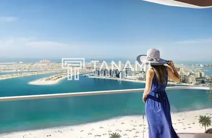 شقة - غرفة نوم - 1 حمام للبيع في برج Seapoint 1 - سي بوينت - إعمار بيتشفرونت - دبي هاربور - دبي